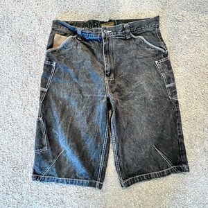Vintage Timberland Carpenter Denim Shorts Black Wash Men’s Size 36